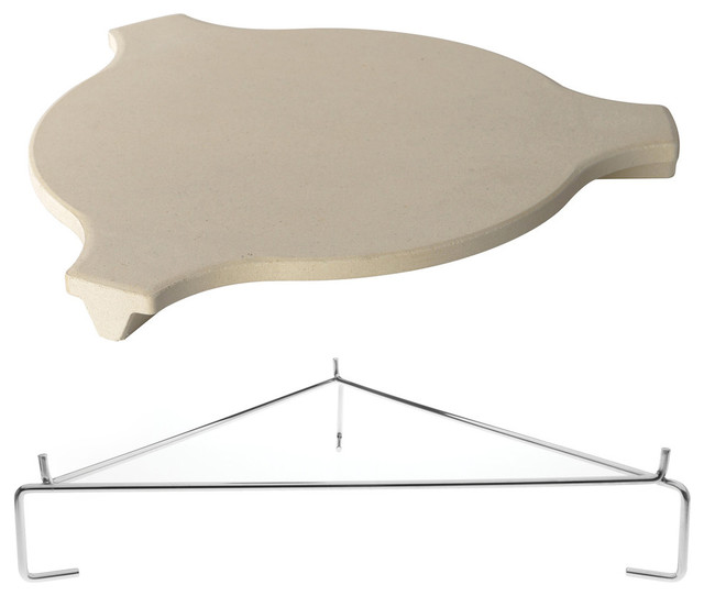 Stone Plate Setter + SS Elevator Rack (For Grills) Transitional