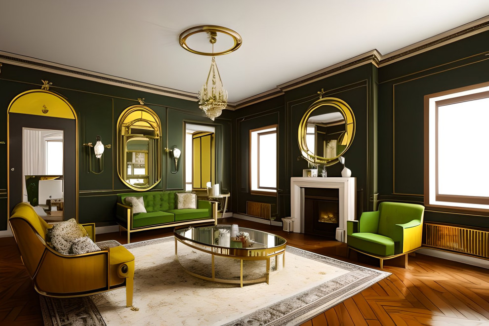 Интерьер в стиле ар-деко