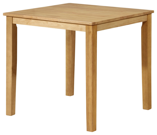 Belvoir Dining Table, Natural Oak Solid Wood - Transitional - Dining ...