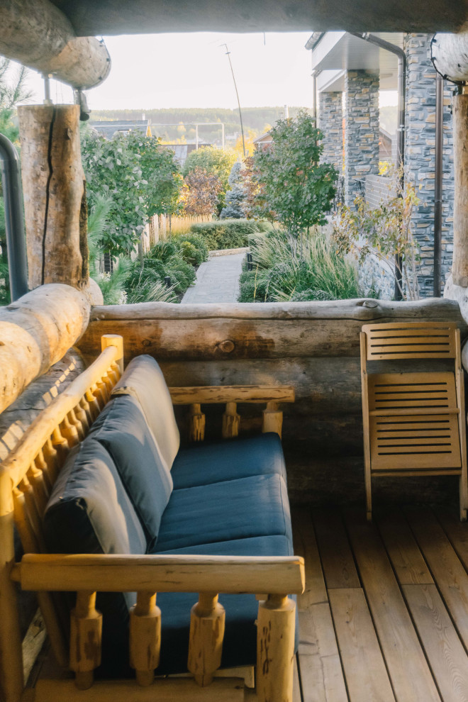 Сад с подпорными стенами