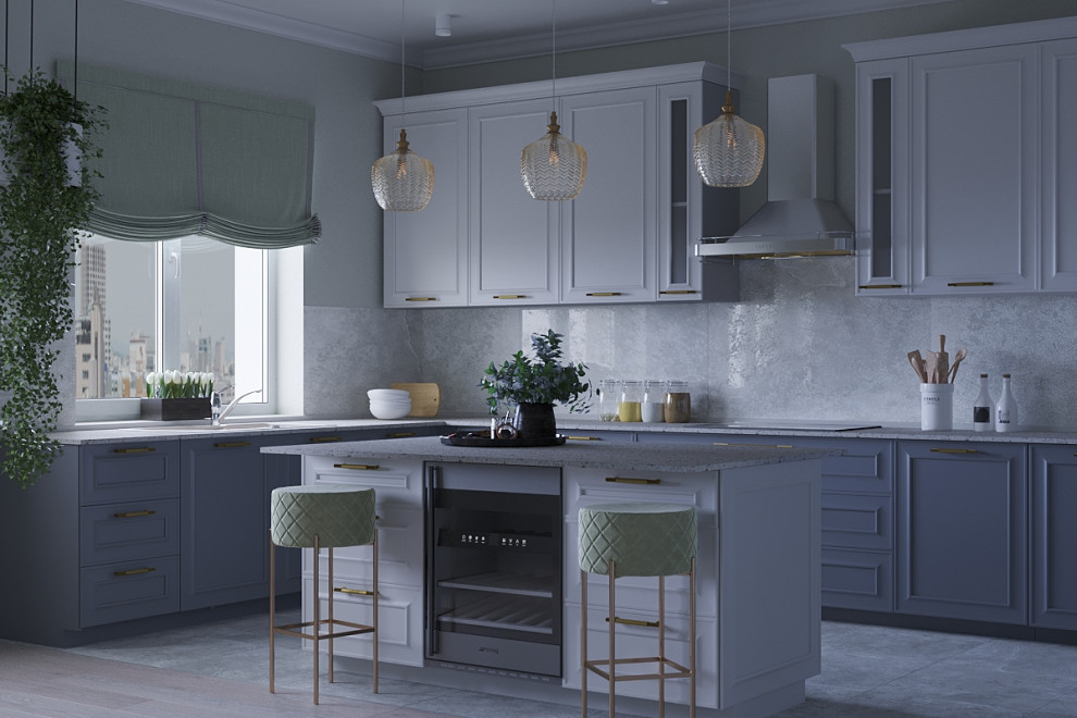 Кухня в неоклассическом стиле