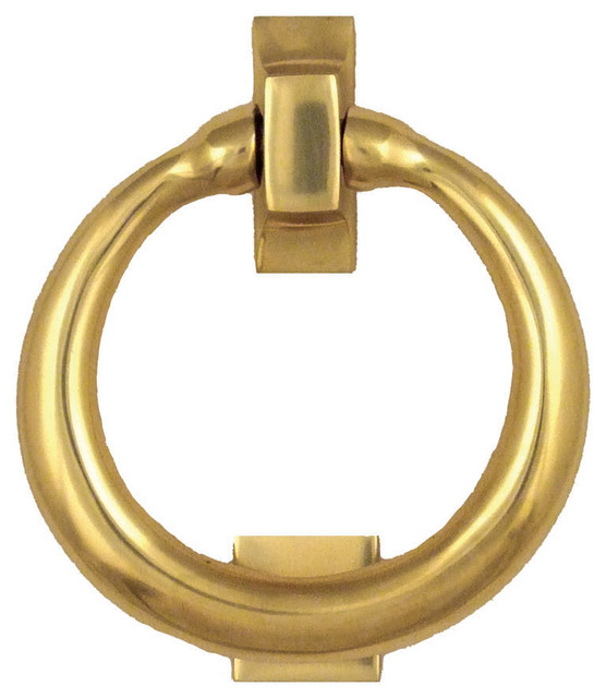 Ring Door Knocker Brass