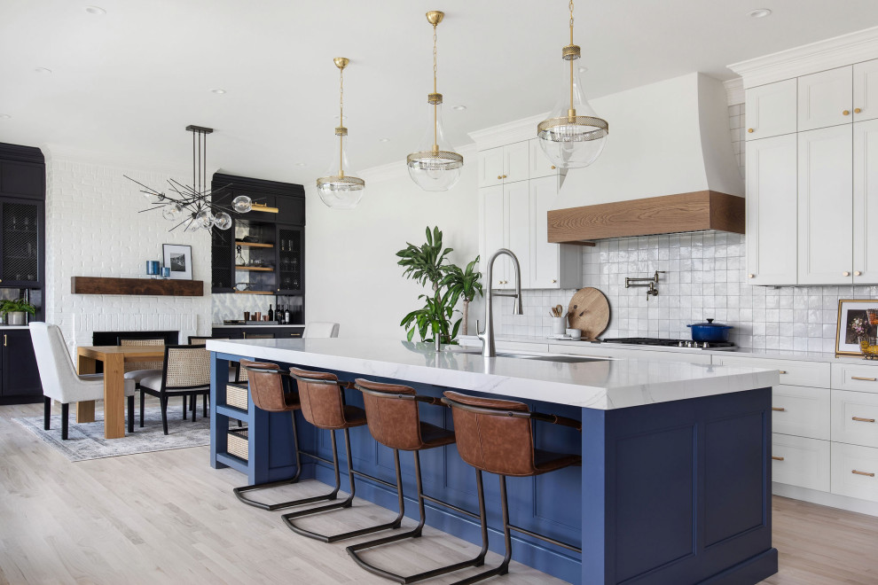 Kitchen - transitional kitchen idea in Austin