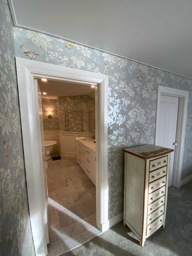 Imagen de cuarto de baño de estilo zen de tamaño medio