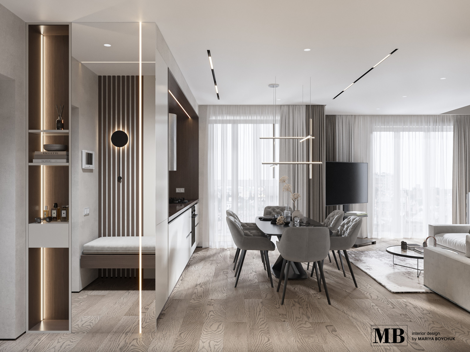 дизайн пентхауса в Зеленоградске