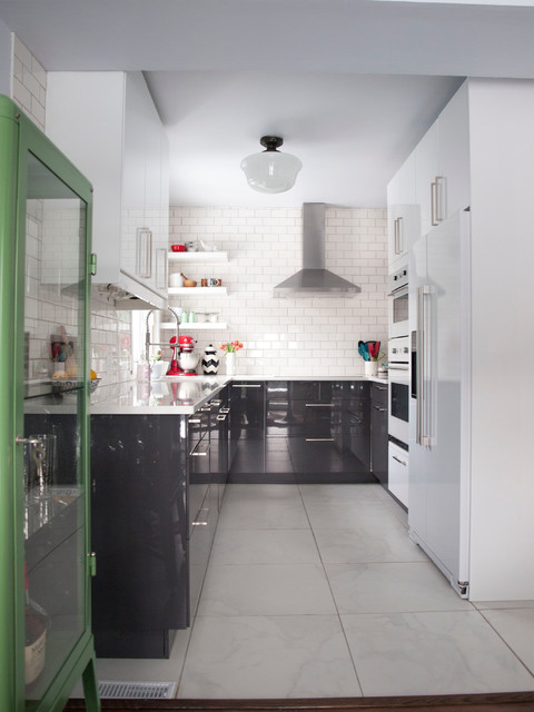 Saint-Laurent Cottage contemporaneo-cucina