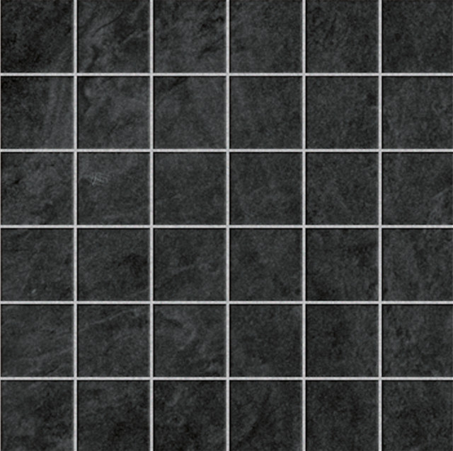 12 X12 Eternity Black Mosaic Contemporary Tile By 12 X12 Eternity Black Mosaic