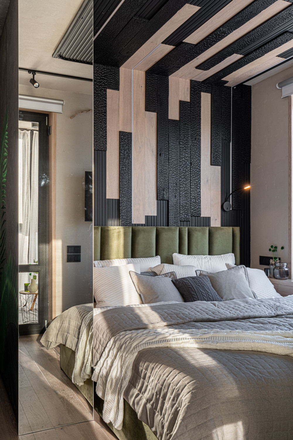 Спальня с видом на Бали