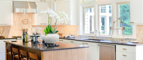 Contemporary white kitchen remodel
