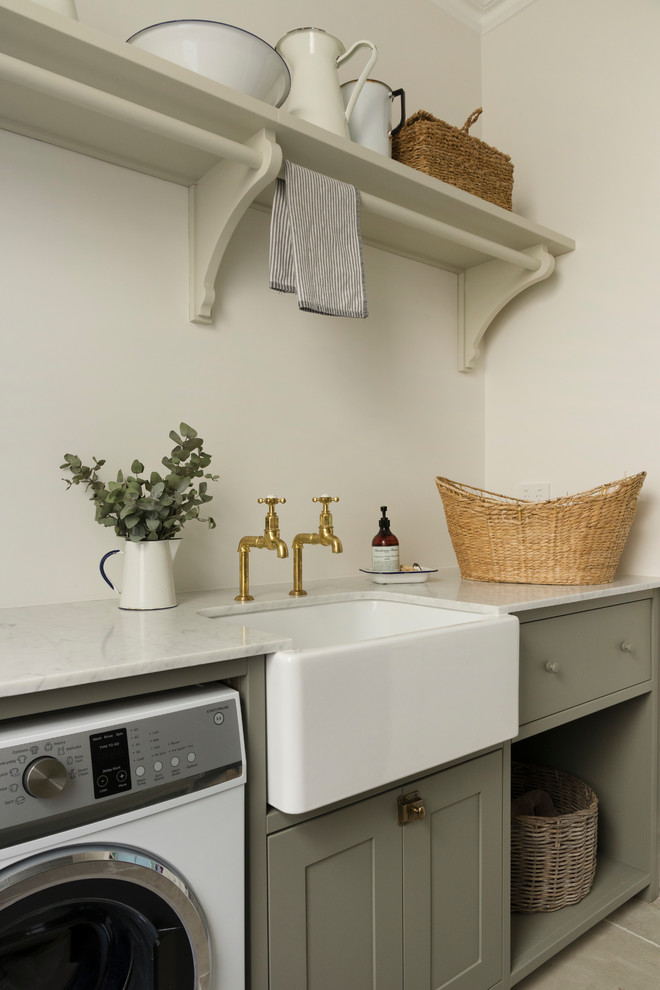 Design ideas for a traditional laundry room in Sydney.