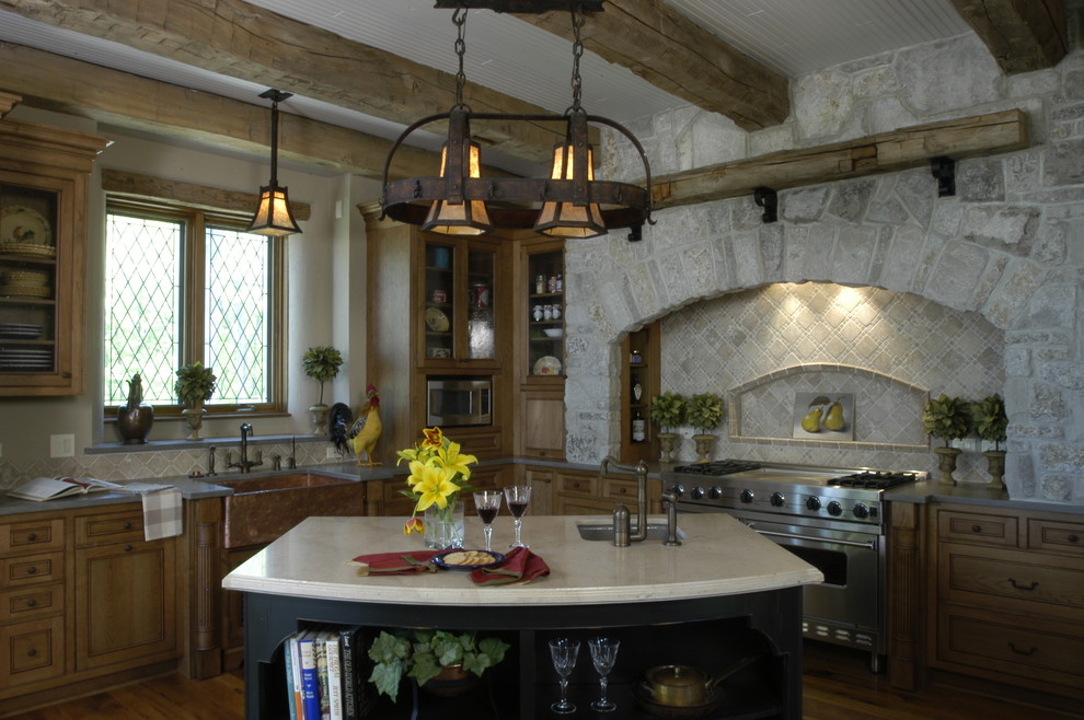 Traditional kitchen in Milwaukee.