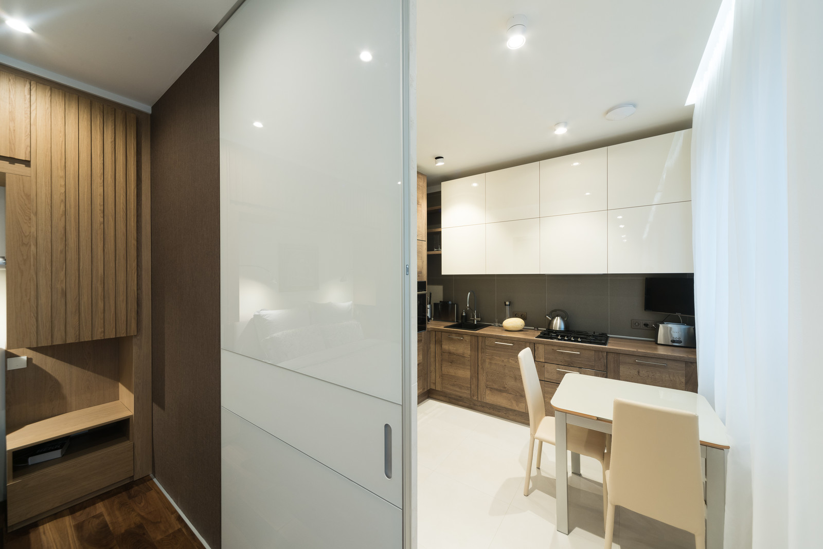 Квартира Ленинский. Контрастный минимализм