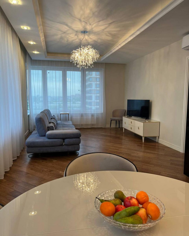 Дизайнерский ремонт квартиры 105 м²  в ЖК Level Амурская