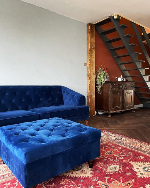 Slinfold Close midcentury-living-room