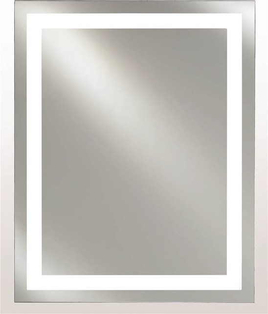 Led Rectangular Backlit Mirror 20 In W X 30 H