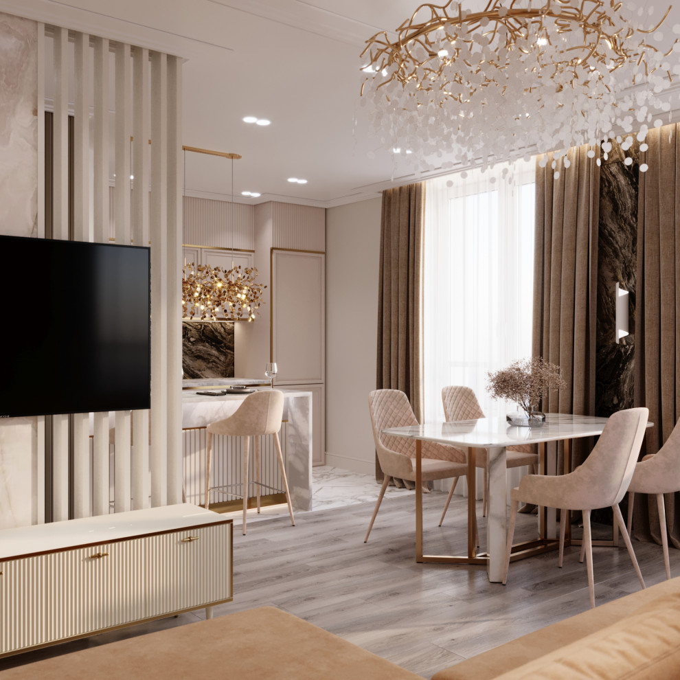 Уютная квартира с детской для девочки