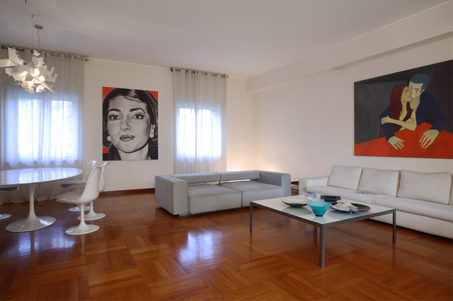 Private Apartment contemporary-vardagsrum