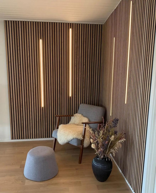 Decoraci&oacute;n Pared con paneles decorativos inapanel.com skandinavisk-hjemmekontor