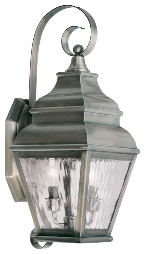 Livex Lighting 2602-29 Exeter - 2 Light Outdoor Wall Lantern in Exeter Style - 8