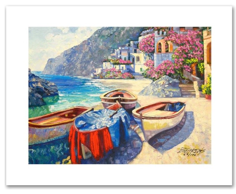 "Memories of Capri" Art, Behrens, 1933-2014