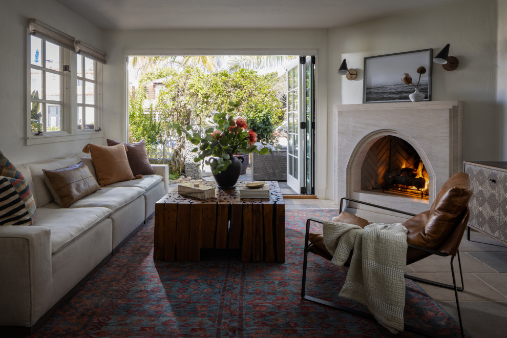 La Jolla Bungalow - Beach Style - Living Room - San Diego - by Live ...