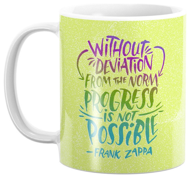 Frank Zappa On Progress Coffee Mug - 11 oz