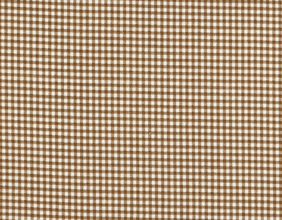 King Shams Pair Suede Brown Gingham Check