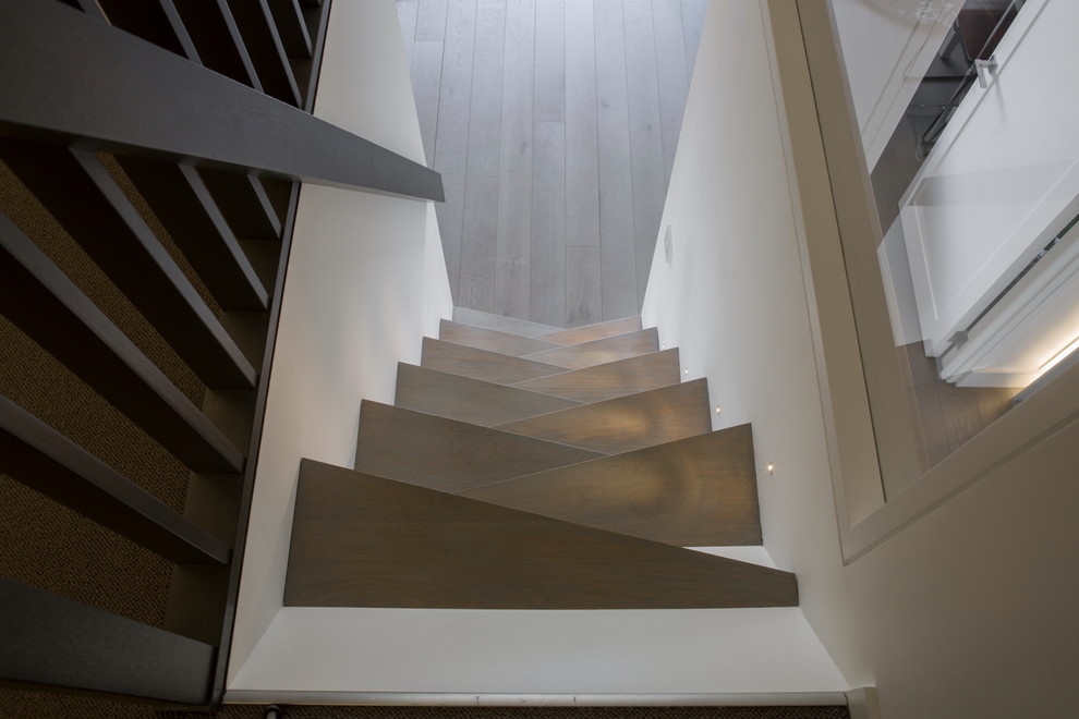 This is an example of a mid-sized industrial staircase in London.