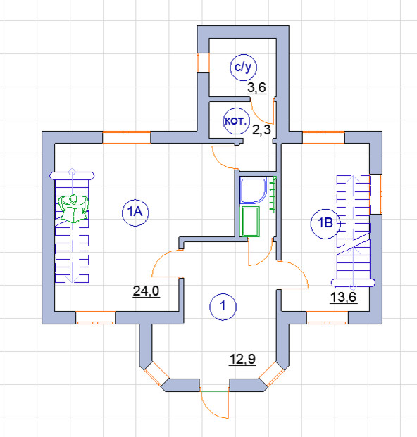 Дом в Батайске на 2 семьи