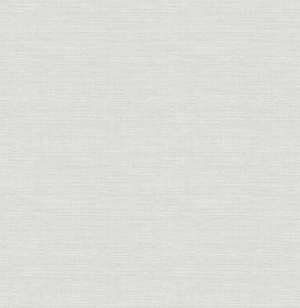 Agave Light Grey Faux Grasscloth Wallpaper Sample Contemporary