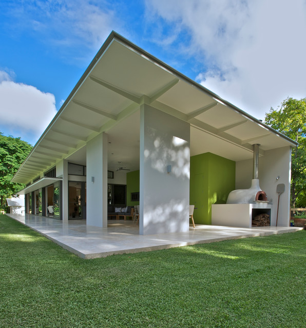 Possum Creek House trendy-hus-og-facade