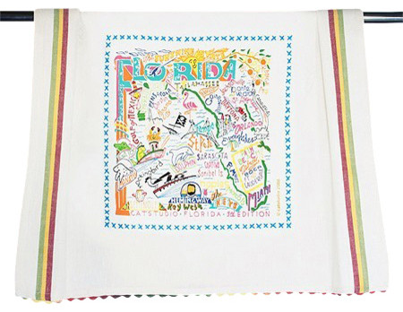 Florida State Dish Towel by Catstudio