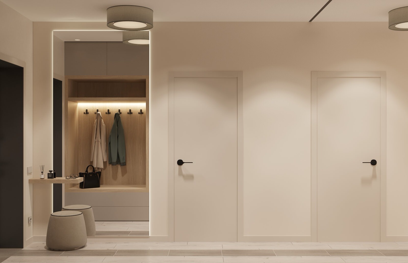 Проект квартиры, площадью 88 кв. м в п. Ганино