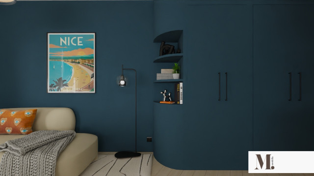 Salon - placards modern-living-room