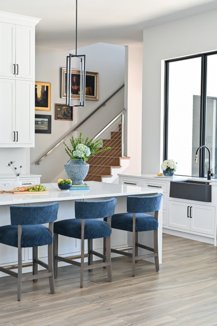 An Art Collector's Canvas contemporary-kitchen