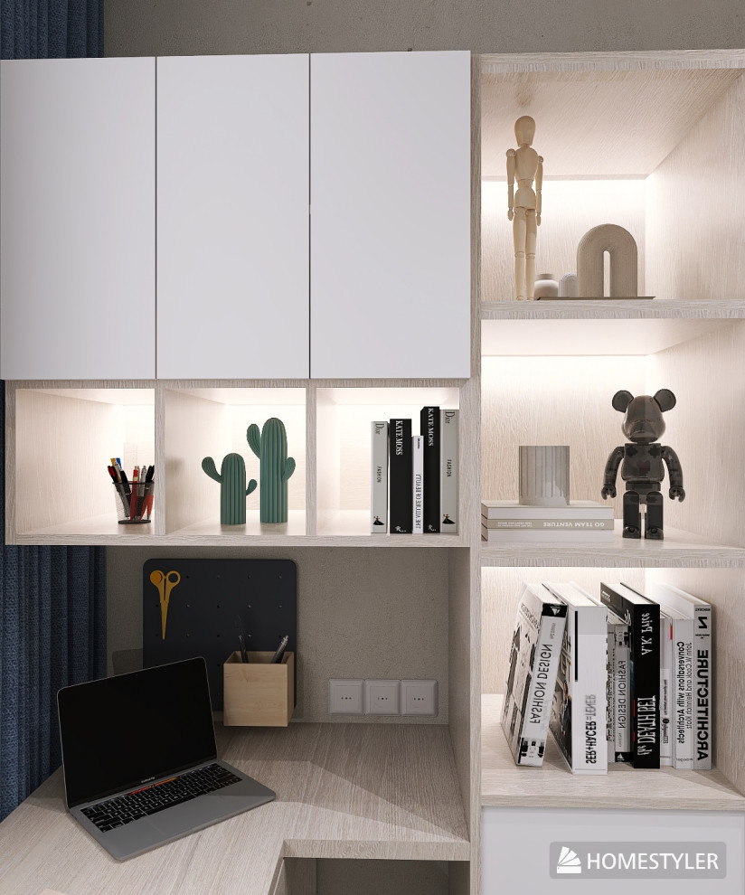 Уютная комната для школьника в современном стиле