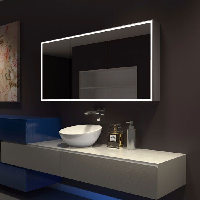 This is an example of a large modern ensuite bathroom in Orange County.