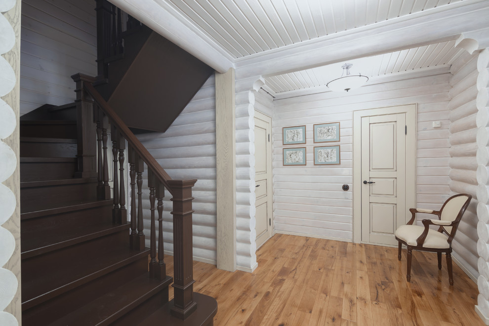 Интерьер в бревенчатом доме в Эсто-Садок