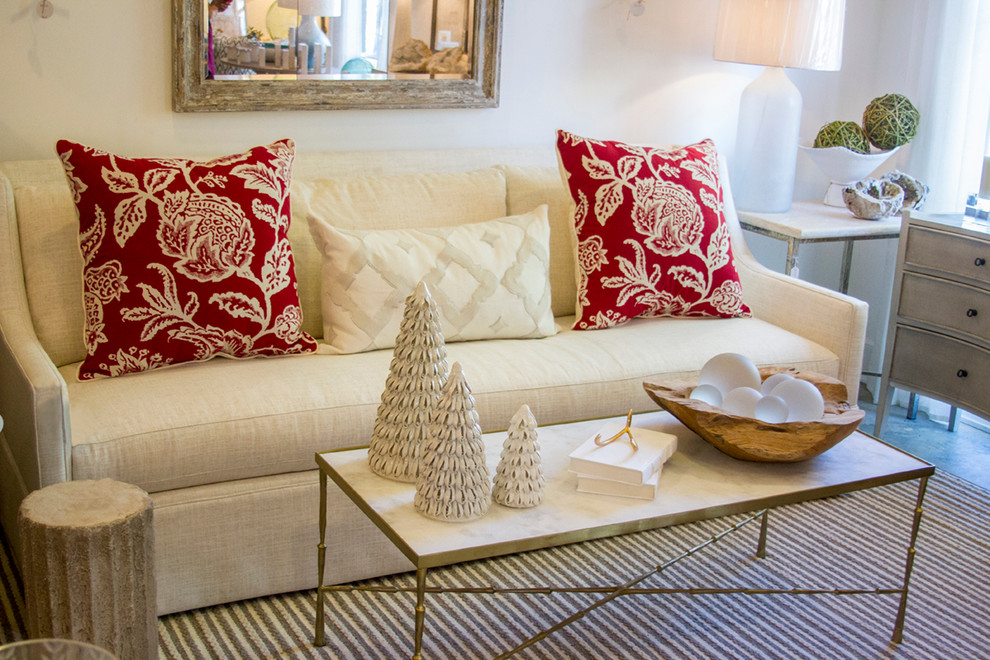 Living room - transitional living room idea in Other