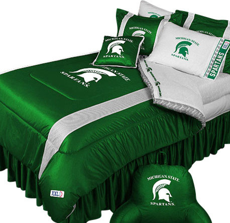 Ncaa Michigan State Spartans Bedding College Football Set Ncaa Michigan State Spartans Bedding College Football Set Full