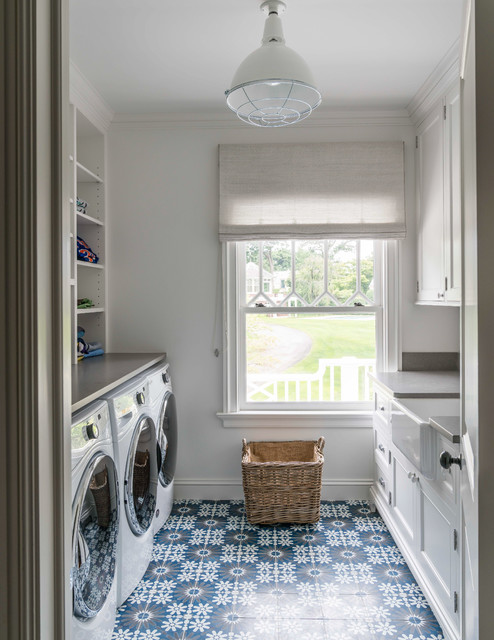 Classical Revival - Beach Style - Laundry Room - New York - by ...