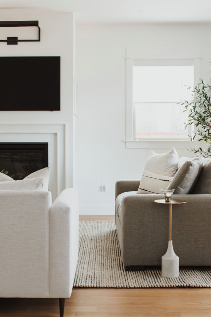 Hudson Street moderno-soggiorno