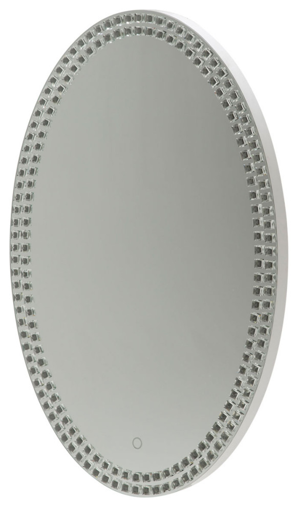 Montreal Lighted Oval Wall Mirror