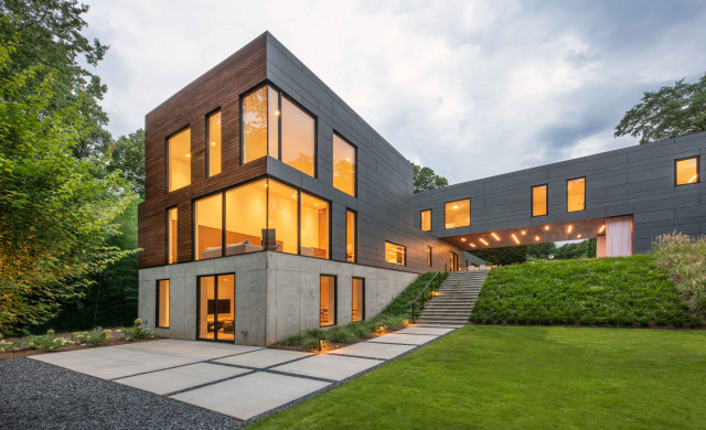 Split Box House contemporary