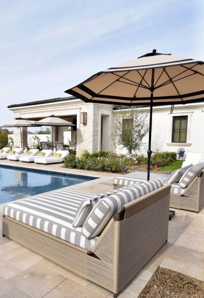 Transitional pool photo in Phoenix