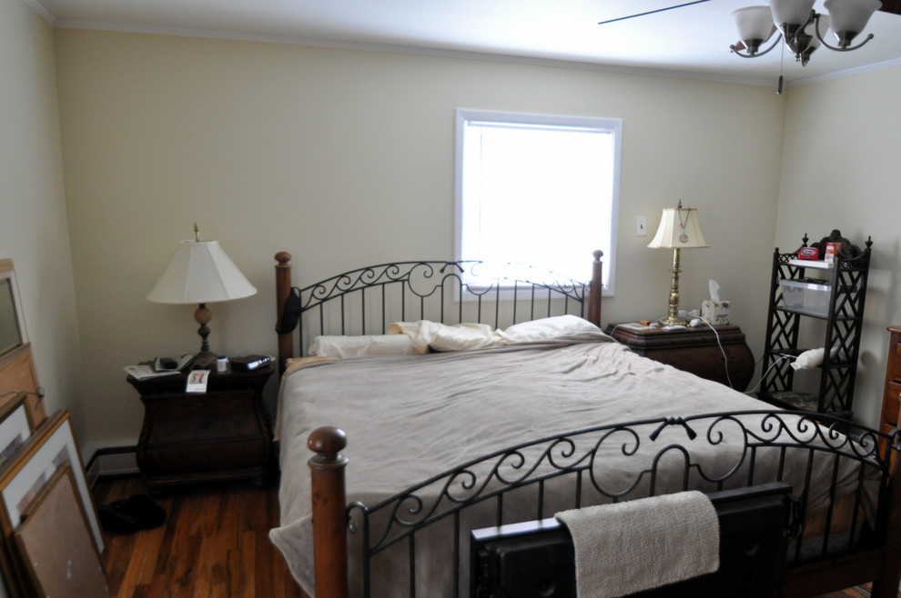 Off center window behind bed cheap