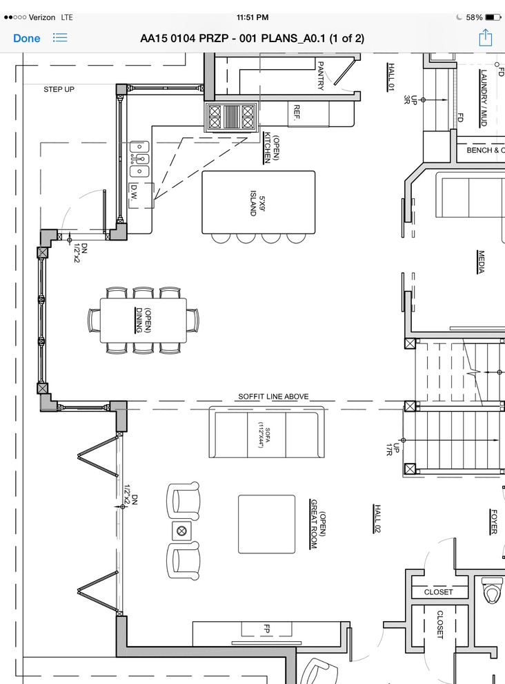 Blank Space In Great Room Need Help With Layout 