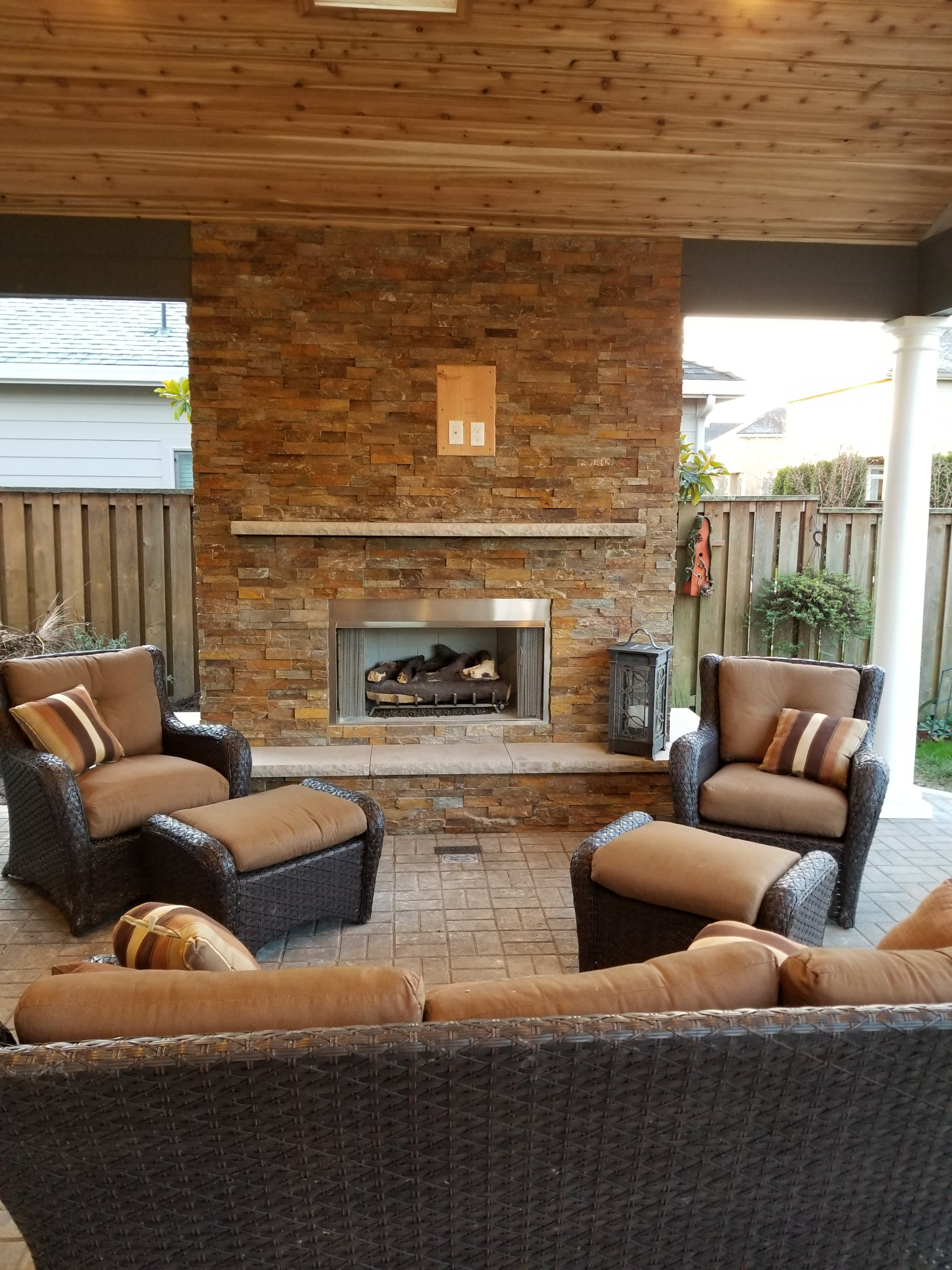 outdoor living space
