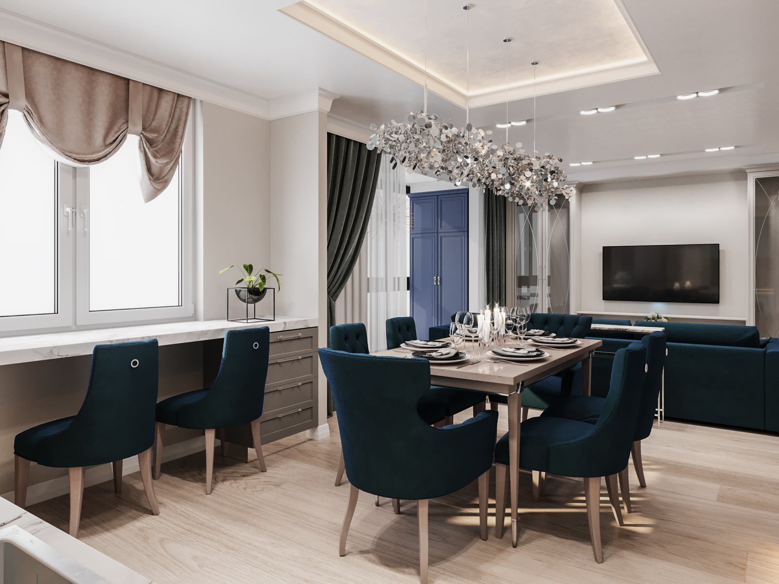 Светлая квартира в центральном районе