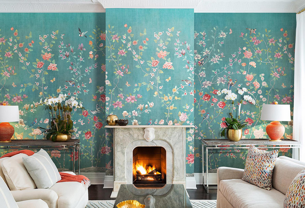 Фрески, пано, фотообои в интерьере!